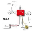 Tone Monster Sbk-2 Bass Guitar Preamp   -12db 9-18v Balance Volume Treble Bass