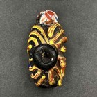 Old Phoenician Beautiful Unique Glass Bead Face Amulet Bead   21mm   