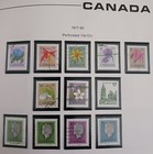Canada - 1977 - 82 - Lot Of Stamps  On Album Page- Used
