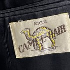 Hunt Valley Black 100  Camel Hair Blazer Suit Jacket Men   s Size 44r Usa Made