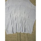 J  Jill Chenille Sweater Womens 3x Blue Cable Knit Crew Neck Pullover Ssw236514