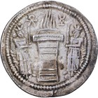   1202779  Sasanian Kings  Shapur Ii  Drachm  309-379  Ctesiphon  Silver  Ef
