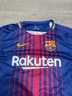 Nike Barcelona 2017-18 Home Jersey Featuring Messi Size Medium Soccer