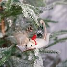 Primitives By Kathy Felt Christmas List Mouse Critter Holiday Ornament Gift