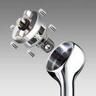 Zero Degree 3 8  Inch Drive Gearless Ratchet Nickel Plated 1  Turning Arc 38151