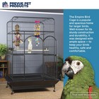 Prevue Pet Products Empire Bird Cage  X-large  Black Hammertone 46  L X 36  W   