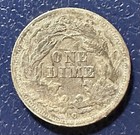 Rare Beautiful 1876cc U s  Seated Liberty Dime Km A92