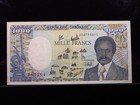 Gabon 1000 Francs 1991 P10 Unc Gabonaise Bank Central African Money I4c3204
