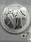 2019 Germania Columbia Allegories 1oz  9999 Fine Silver 5 Mark Bu Encased