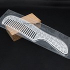 Real 999 Fine Silver Hair Comb Lucky     Long Handle Hair Care 6 41inch  69g