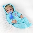 22  Realistic Reborn Baby Dolls Full Body Vinyl Silicone Newborn Boy Doll Xmas
