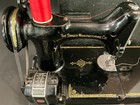 Singer Featherweight 221k Sewing Machine Black With Case 1950 New Jersey