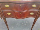 The American Masterpiece Collection Hickory White Sideboard Federal Banded Inlay