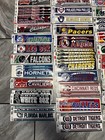 Nfl Nba Mlb Wincraft Bumper Stickers Lot Of 80 Vintage 1990s Bulls Spurs Chiefs
