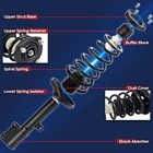 Mostplus Front Strut Shock Assemblies Compatible With 2005-2017 Volkswagen Jetta