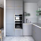 5 Pcs Brushed Brass 4 72 Inch 120mm Overall Length Edge Finger Pull Aluminum