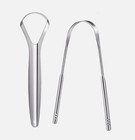 6x Stainless Steel Tongue Tounge Cleaner Scraper Dental Care Hygiene Oral Mouth