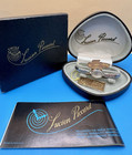 1961 Vintage Lucien Piccard 14k White Gold Women   s Watch Original Tags   Boxes