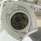 D c  Washington Souvenir 1936-p Encased Wheat Cent Good Luck Horseshoe Sp1716