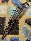Set 4 Vintage Mid Century Modern Metal Iron Hairpin Furniture Table Legs 22   