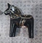  2  Swedish Dala Horses 2  Hand Carved Painted 