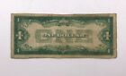 1928 A Very Good Circulated Funnyback Blue Seal Silver Certificate 1  Bill