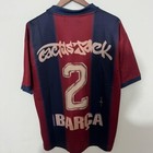 Travis Scott X Fc Barcelona Retro 2000 01 Home Skeleton Jersey