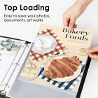 Sheet Protectors 8 5 X 11 Inch Clear Page Protectors For 3 Ring Binder Plastic