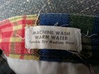 Vintage 1970s 80   s Kids Shorts Patchwork Plaid