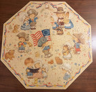 Springbok Octagonal Vintage Puzzle Sweet Land Of Liberty 500 Pcs Complete 1976