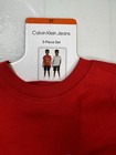 Calvin Klein Boys Kids  3-piece Short Set  Red  Nwt  Size 2t