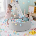 Toddler Foam Ball Pit 35 4 x11 8  Indoor outdoor Grey
