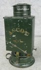 Vintage Handmade Darkroom Red Glass Ascot Wv b Green Kerosene Oil Lantern Rare