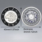Leo Zodiac Silver Plated Coin   Astrology Horoscope Sign   Collectible Gift Idea