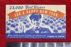 1950c   standard Oil Company    original  Graphic Advertising Ink Blotter  Rare 