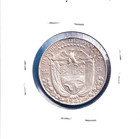 1947 Panama 1 4 Balboa  km-11 1   1808 Asw Silver    philadelphia Mint 