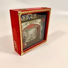Handmade Opera Comique Shadow Box Diorama Theater Stage Scene Folk Art