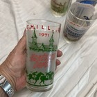 Vintage 1970 s Kentucky Derby Mint Julep Souvenir Glasses Lot Of 4