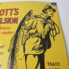 Vintage Scott s Emulsion Sign - Doctor Drug Store Porcelain Gas Pump Sign