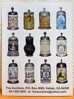 Fox Auctions Auction Catalogue Price Guide Beer Steins Lamps Sep 4 2014