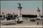 Cpa Paris Pont Alexandre  Carriage 1908