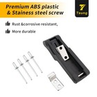 Tsung Front Storage Rack Rubber Flexible Draw Latch     Soft Tpe A-2pcs