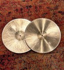 Paiste 60   s Vintage 602 Hihats 14 Medium 935   1002  Factory Matched Pair  Vg