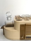 Antique Porto Baradio Vintage Bakelite Build In Radio Bar Candy