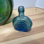 Vintage Lot Of 3 Carnival Glass Wheaton Bottles Us Presidents 1970s Jackson