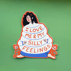 I Love Me And My Silly Feelings Sticker Cute Self Love Mental Health Decal