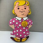 Vintage 1970s Bob s Big Boy Dolly Girl 14  Advertising Promo Cloth Stuffed Doll