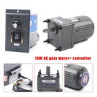 15w Ac110v Electric Gear Motor Speed Controller 0-450 Rpm Variable Speed