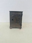 Antique Cast Iron Young American Still Coin Bank Safe No Key