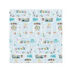 Isfc Insurfinsport Folding Portable Waterproof Blue Baby Play Mat  open Box 